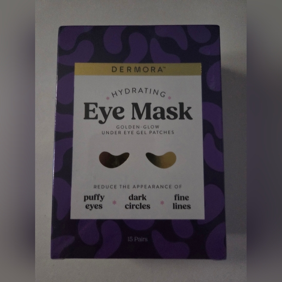 Dermora Other - Hydrating Eye Mask - Purple and Gold